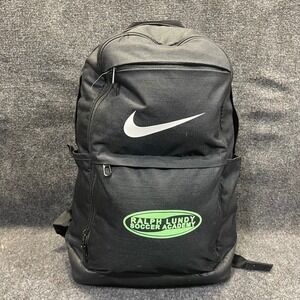 Nike BA5892-010 Unisex Large Black Soccer Backpack Ralph Lundy Academy